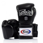 Fairtex BGV9 Mexican Style Boxing Gloves Muay Thai Black Blue White