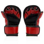 Fairtex Sparring Leather MMA Gloves FGV15 Hybrid Martial Arts 5-6 oz.