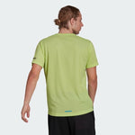 adidas Terrex Agravic Trail Running T-Shirt Mens Sustainable Black Lime White