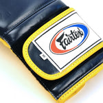 Fairtex BGV9 Mexican Style Boxing Gloves Muay Thai Black Blue White