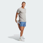 adidas Own The Run Mens Running Shorts Fitness Gym Pockets Grey Blue Reflective