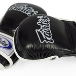 Fairtex Sparring Leather MMA Gloves FGV15 Hybrid Martial Arts 5-6 oz.
