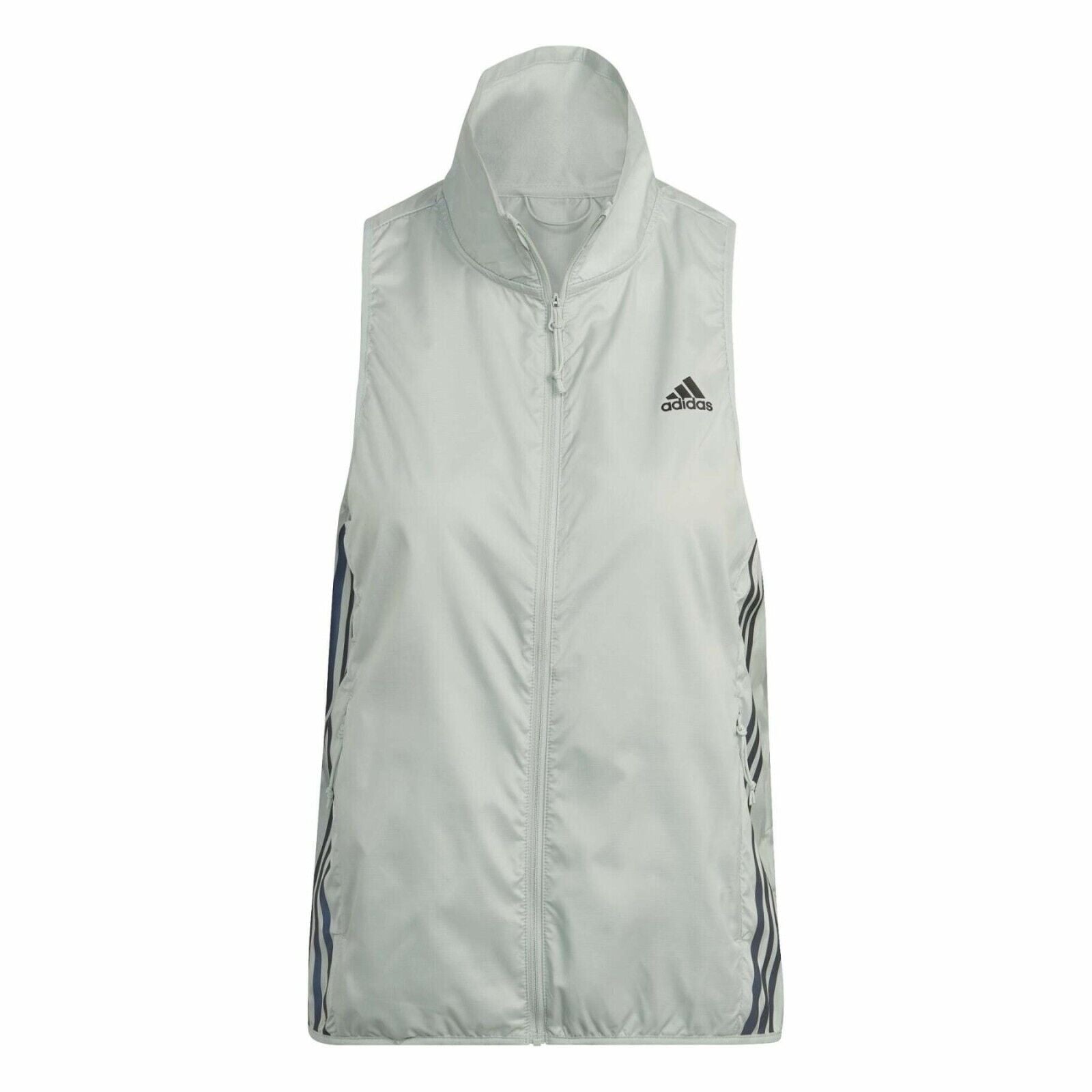 adidas Run Icons 3-Stipes Womens Running Gilet Wind Resistant
