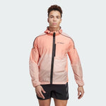 adidas Terrex Agravic Windweave Running Jacket Windbreaker Orange