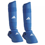 adidas Karate Shin Instep Guards WKF With Foot Pads