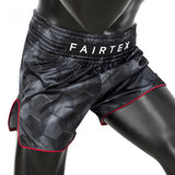 Fairtex Stealth Muay Thai Shorts Slim Cut BS1901 Black
