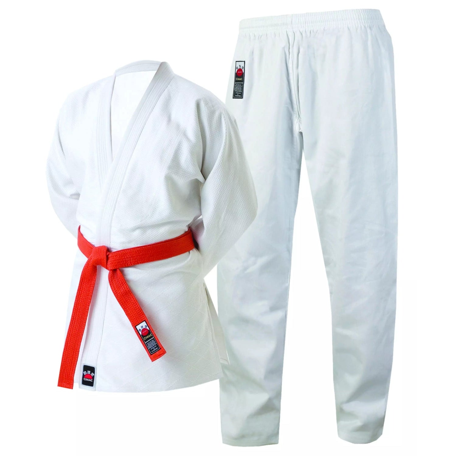 Cimac Judo Gi Suit 13oz Kids & Adult Uniform White Belt