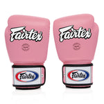 Fairtex BGV1 Boxing Gloves Leather Muay Thai Pink
