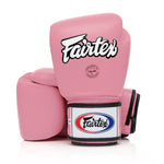 Fairtex BGV1 Boxing Gloves Leather Muay Thai Pink