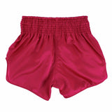 Fairtex Mens Golden River Muay Thai Shorts Red Satin