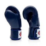 Fairtex BGV1 Boxing Gloves Leather Muay Thai Blue