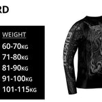 Fumetsu Arc Long Sleeve BJJ Rash Guard MMA Black