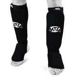 MTG Pro Shinguards Insteps Elasticated Muay Thai Karate