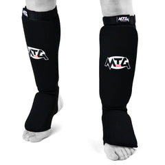 MTG Pro Shinguards Insteps Elasticated Muay Thai Karate