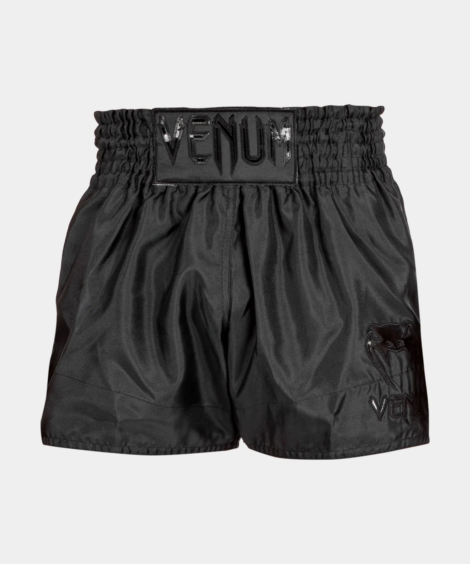 Venum Mens Muay Thai Shorts Classic Black