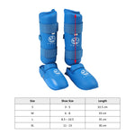 Owari Karate Shin Guards & Removable Instep Pads