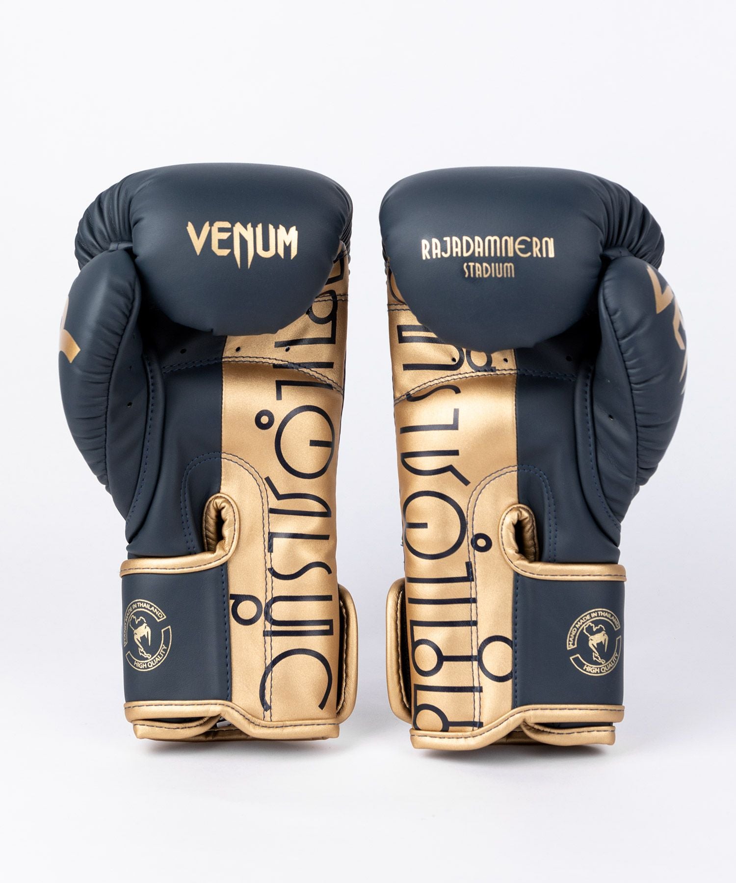 Rajadamnern X Venum Boxing Gloves Muay Thai Blue