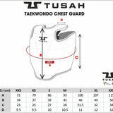 Tusah Taekwondo Body Armour WT Approved Reversible