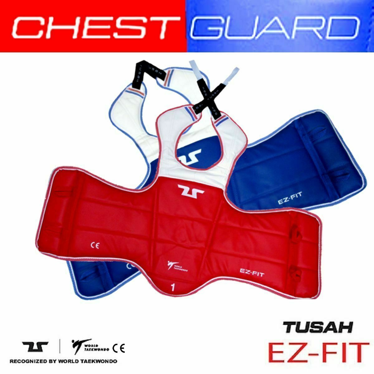 Tusah Taekwondo Body Armour WT Approved Reversible