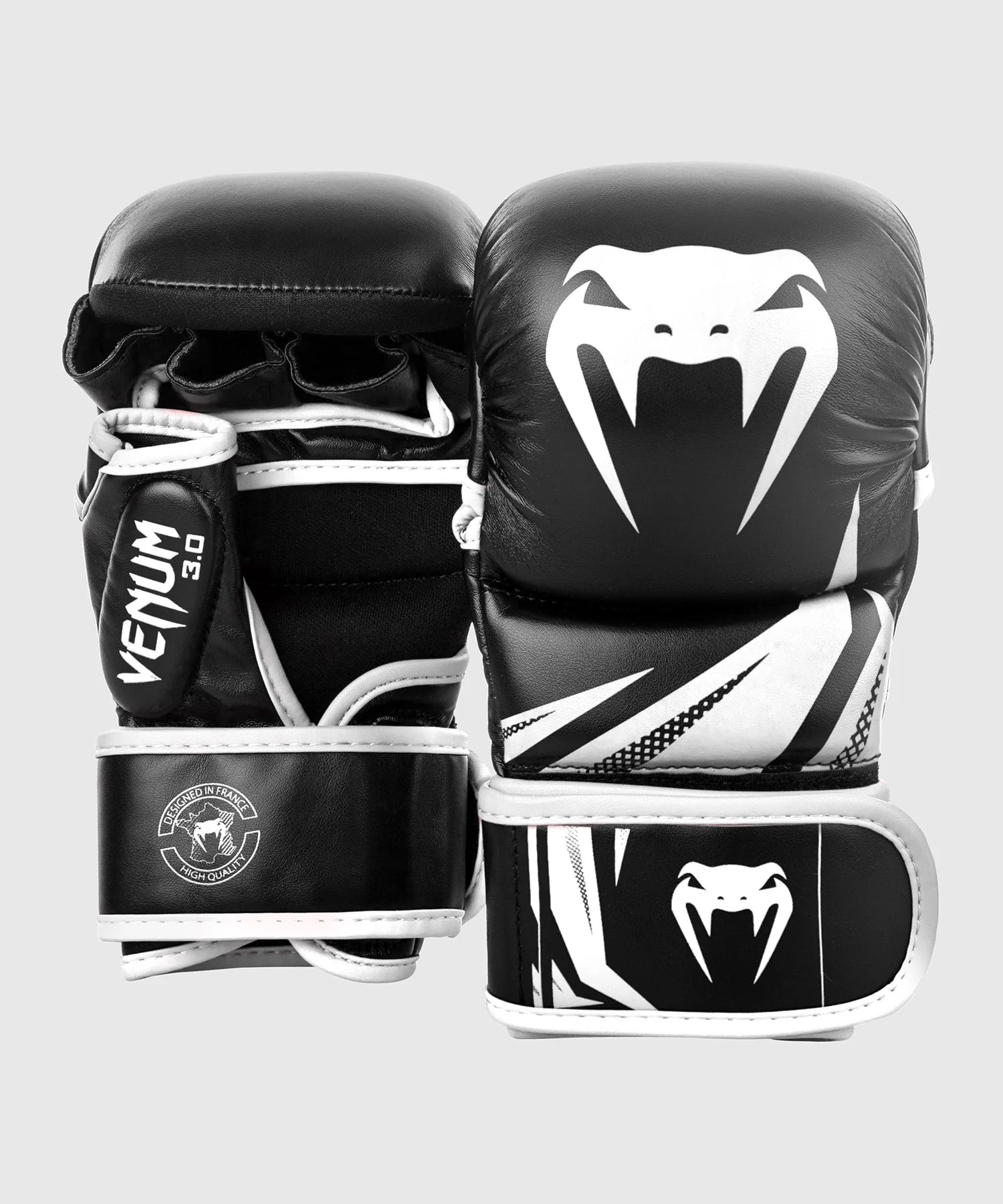 Venum Challenger 3.0 MMA Gloves Black White - 8oz