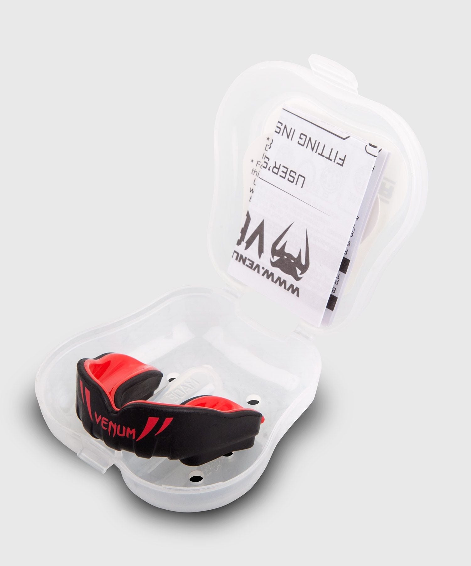 Venum Challenger Kids Mouthguard - Black/Red