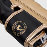 Venum Elite Boxing Gloves - Black/Gold - Handmade