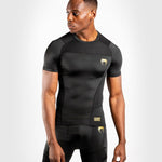 Venum G-Fit Short Sleeve MMA Rashguard BJJ Black & Gold