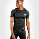 Venum G-Fit Short Sleeve MMA Rashguard BJJ Black & Gold