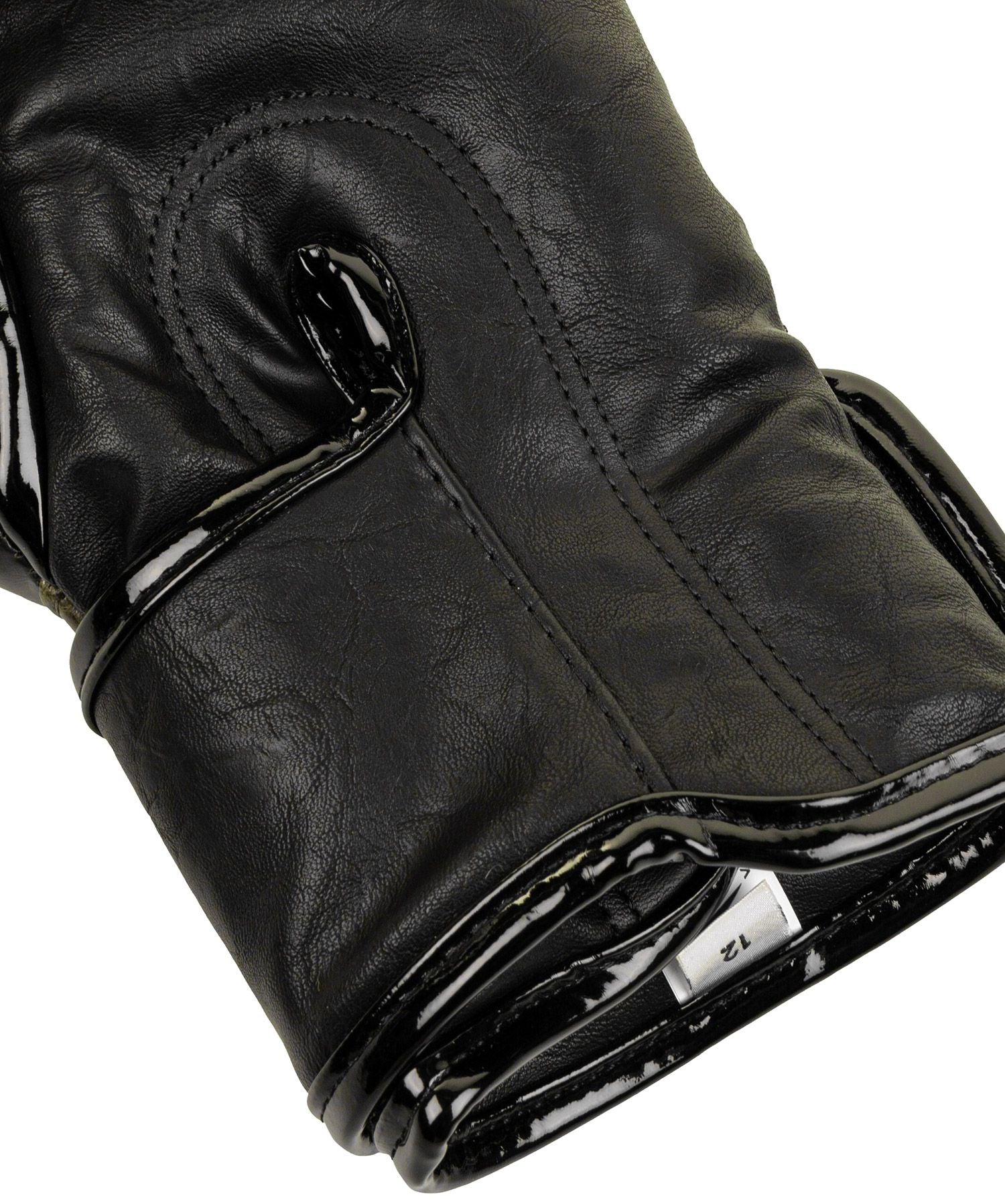 Venum Impact Boxing Gloves - Khaki/Gold - Long Cuff