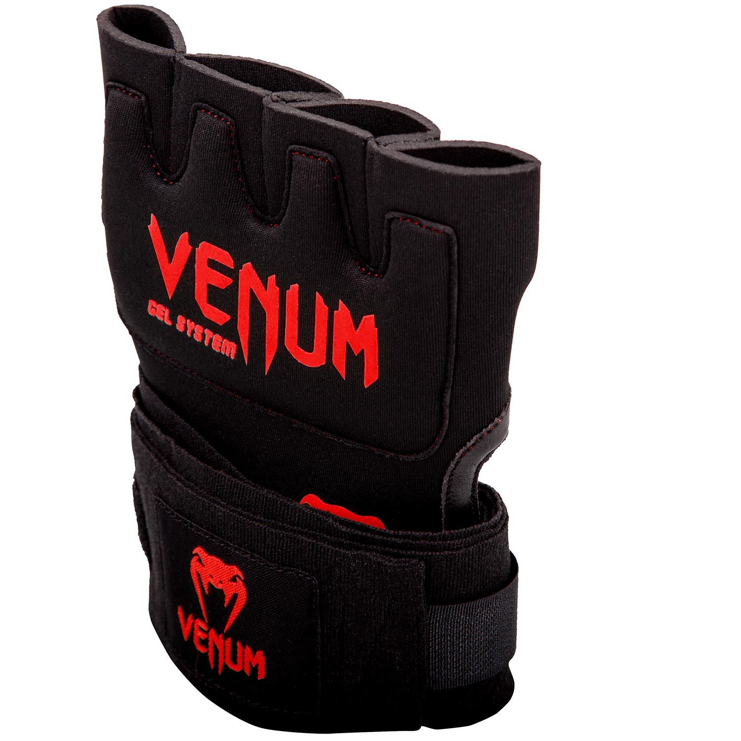 Venum Kontact Gel Glove Wraps - Black/Red