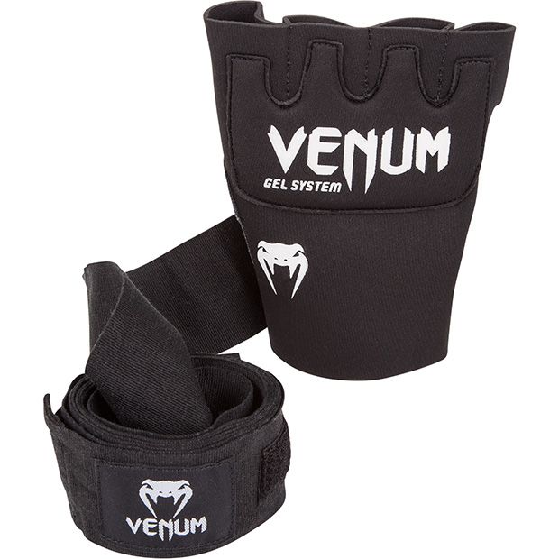 Venum Kontact Inner Gel Boxing Glove Wraps - Black/White