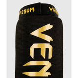 Venum Kontact Shin Guards Black/Gold MMA Kickboxing