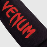 Venum Kontact Shin Guards Black/Red MMA Kickboxing