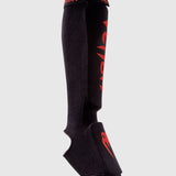 Venum Kontact Shin Guards Black/Red MMA Kickboxing