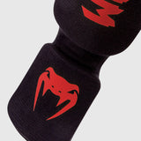 Venum Kontact Shin Guards Black/Red MMA Kickboxing