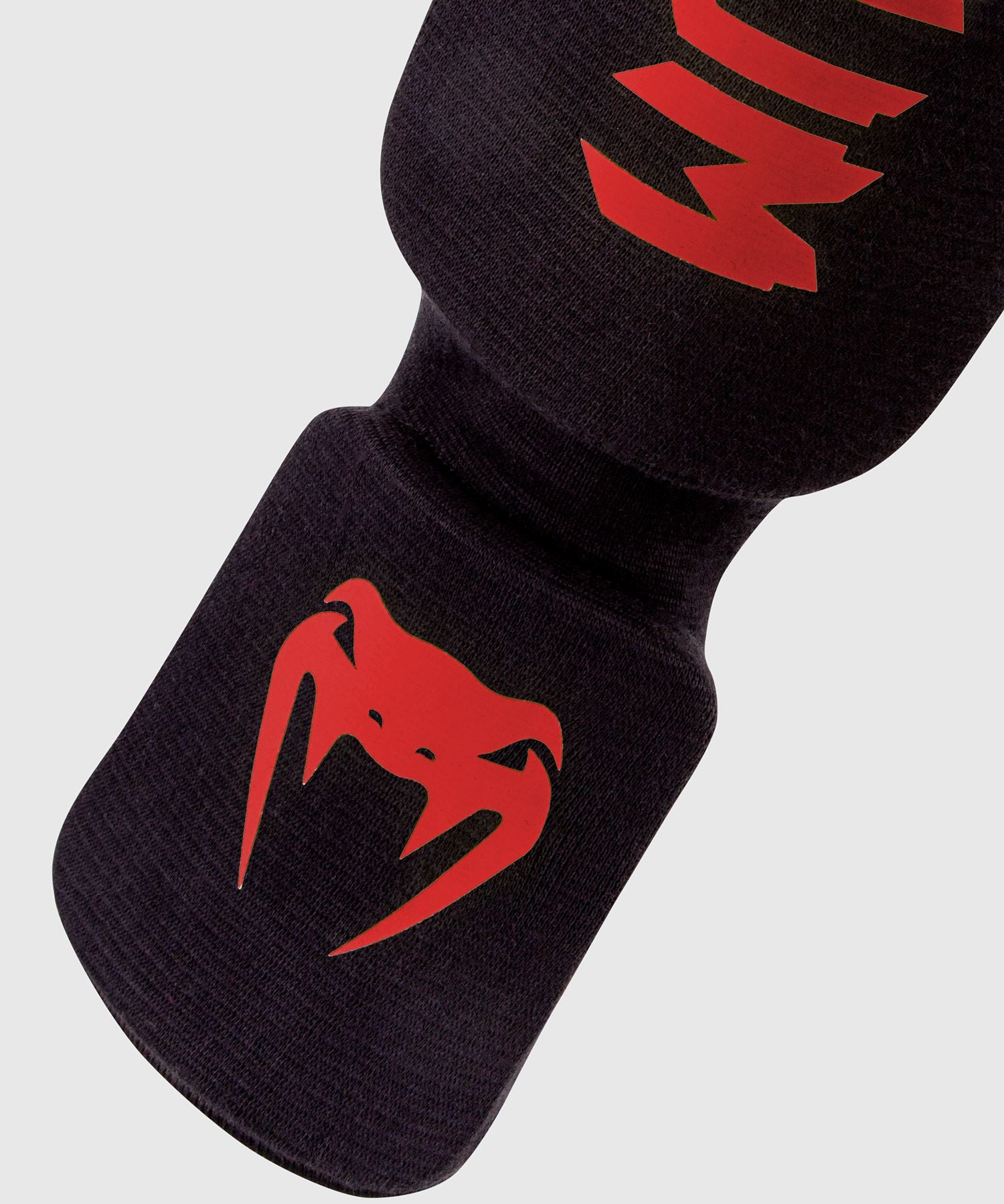 Venum Kontact Shin Guards Black/Red MMA Kickboxing