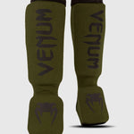 Venum Kontact Shin Guards Khaki MMA Kickboxing