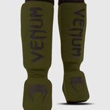 Venum Kontact Shin Guards Khaki MMA Kickboxing