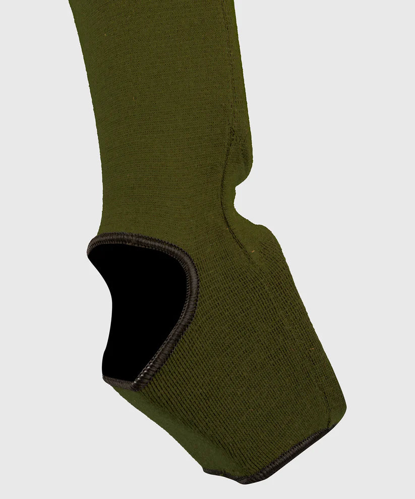 Venum Kontact Shin Guards Khaki MMA Kickboxing