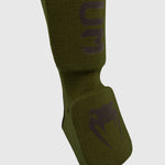 Venum Kontact Shin Guards Khaki MMA Kickboxing