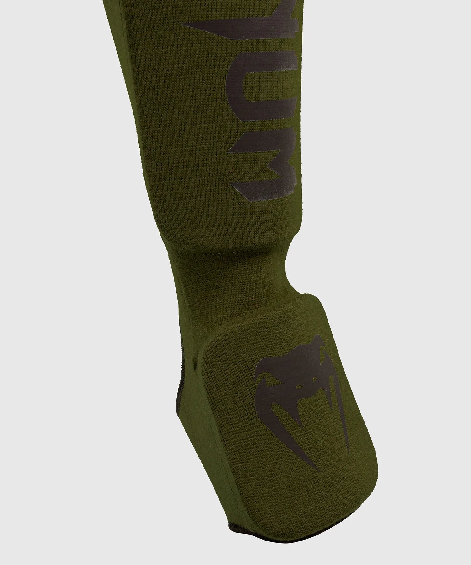 Venum Kontact Shin Guards Khaki MMA Kickboxing