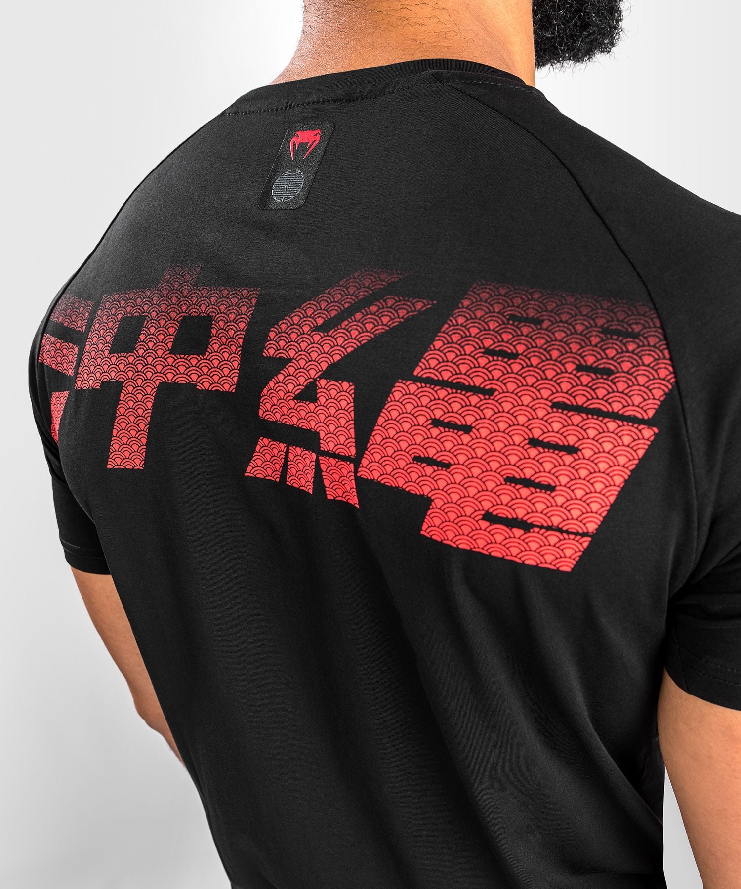 Venum Okinawa 3.0 MMA T-Shirt Athleisure Black Red