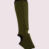 Venum Kontact Shin Guards Khaki MMA Kickboxing