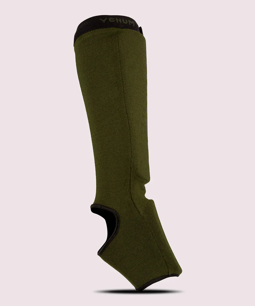 Venum Kontact Shin Guards Khaki MMA Kickboxing