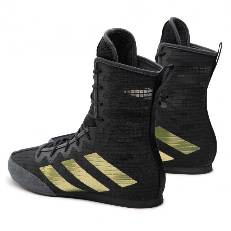 adidas Box Hog 4 Boxing Boots Black & Gold