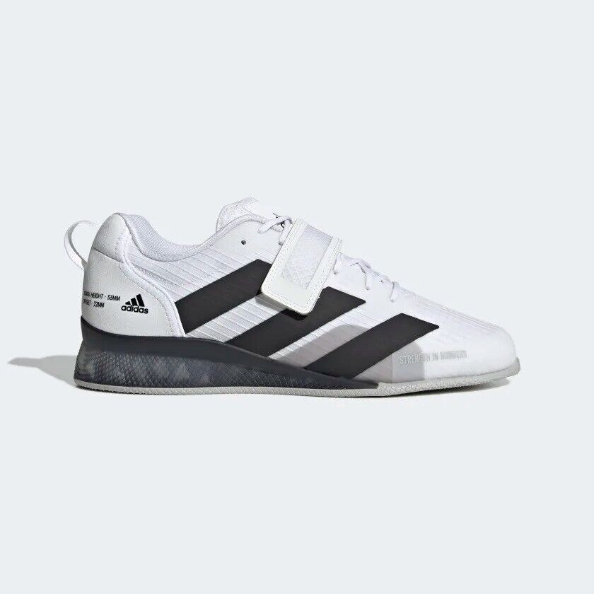 adidas Mens Adipower III Weightlifting Shoes White – Budo Online