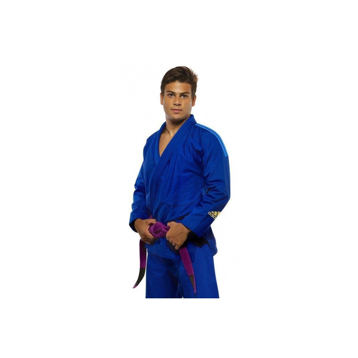 adidas Mens BJJ Gi Response Blue Jiu Jitsu Suit