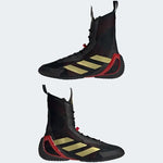 adidas Speedex Ultra Boxing Boots Black & Gold