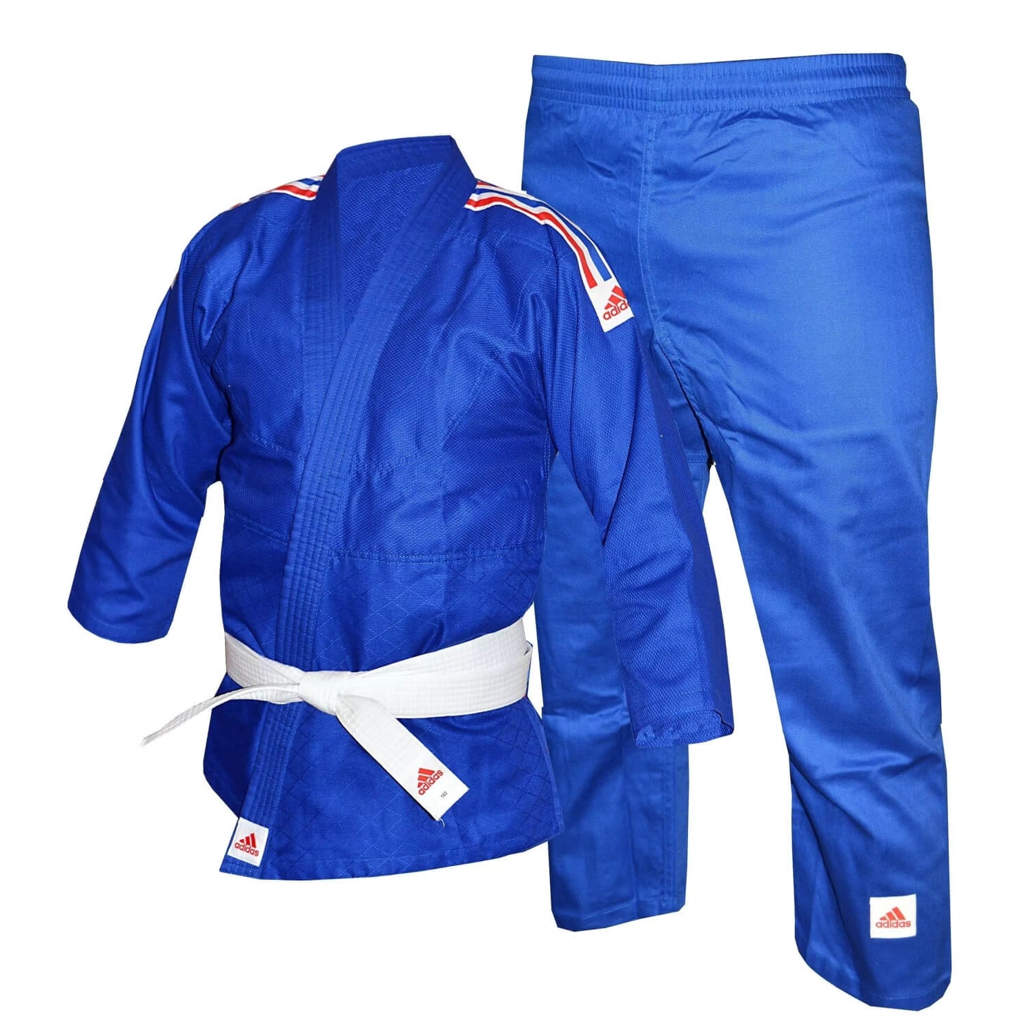 adidas J250 Kids Judo Uniform Gi 9oz Suit + White Belt