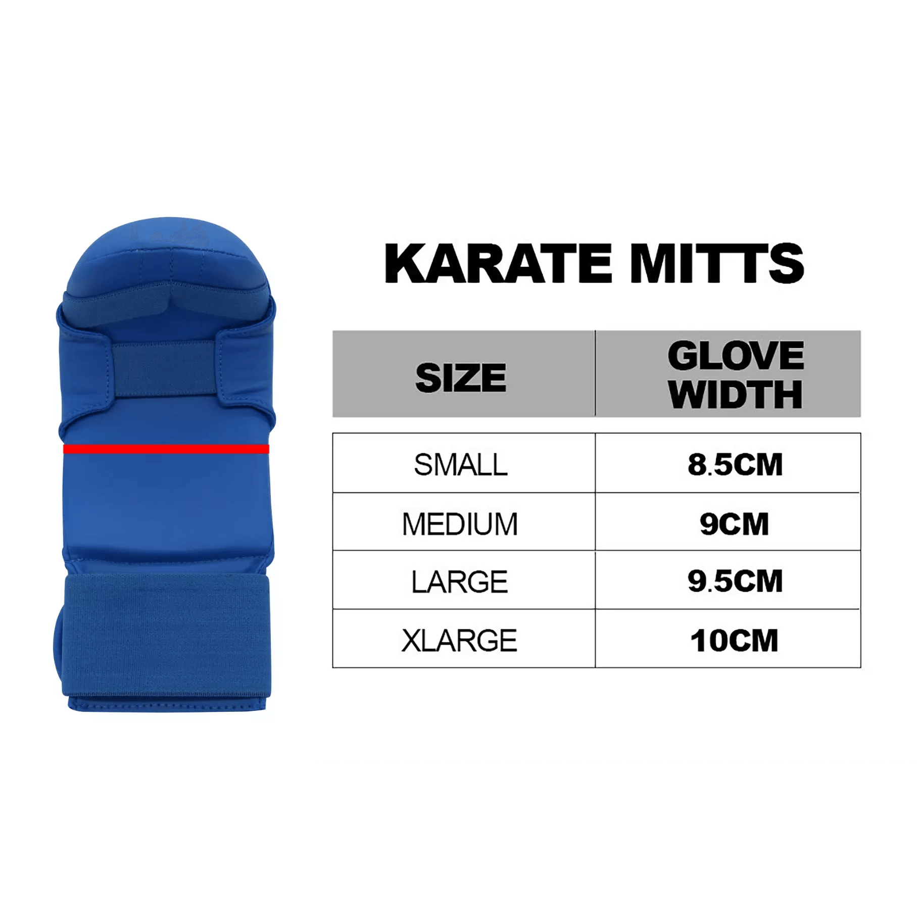 adidas Karate Mitts WKF Competition Gloves With Thumb